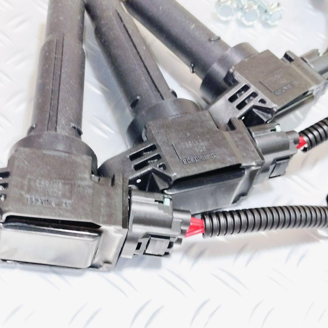 【K6A R06A搭載車に】高性能高出力純正イグニッションコイル流用フルキット①