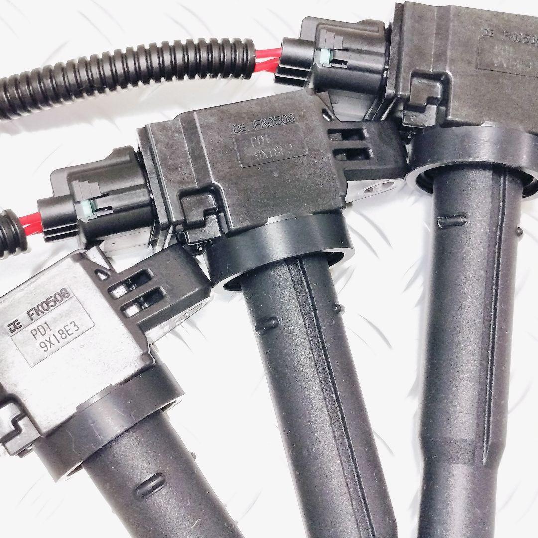 【K6A R06A搭載車に】高性能高出力純正イグニッションコイル流用フルキット①