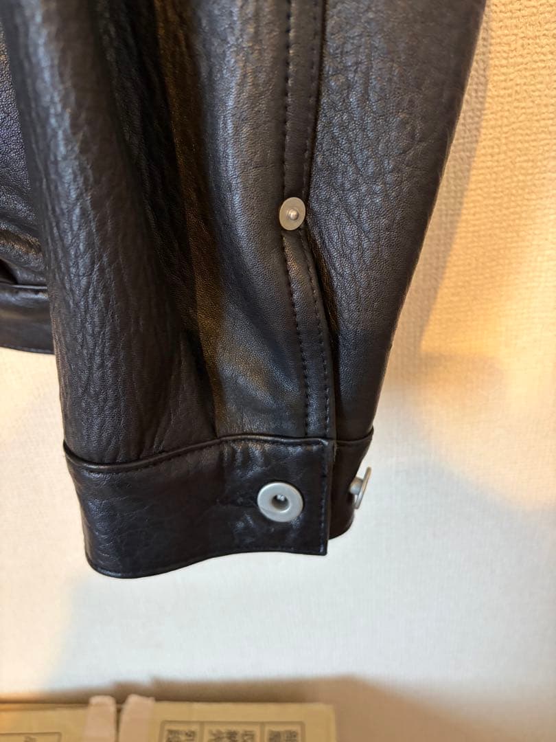 ジャーナルスタンダード 美品 24AW レザージャケット 羊革　黒