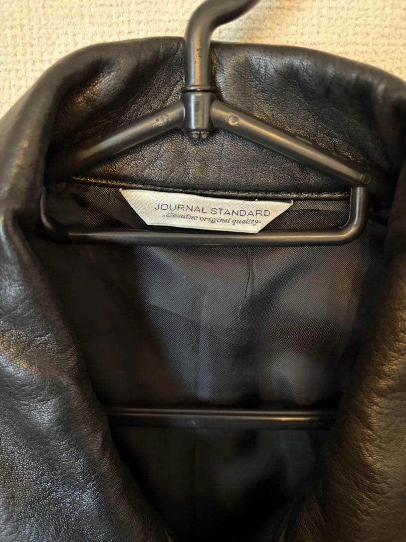 ジャーナルスタンダード 美品 24AW レザージャケット 羊革　黒