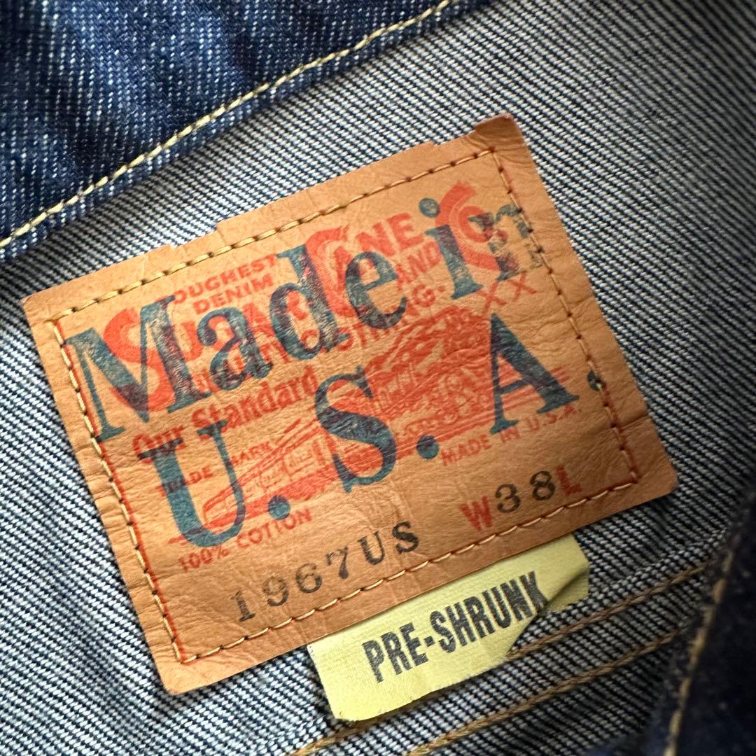 【SUGAR CANE】USA製 11967US 14oz. DENIM JKT