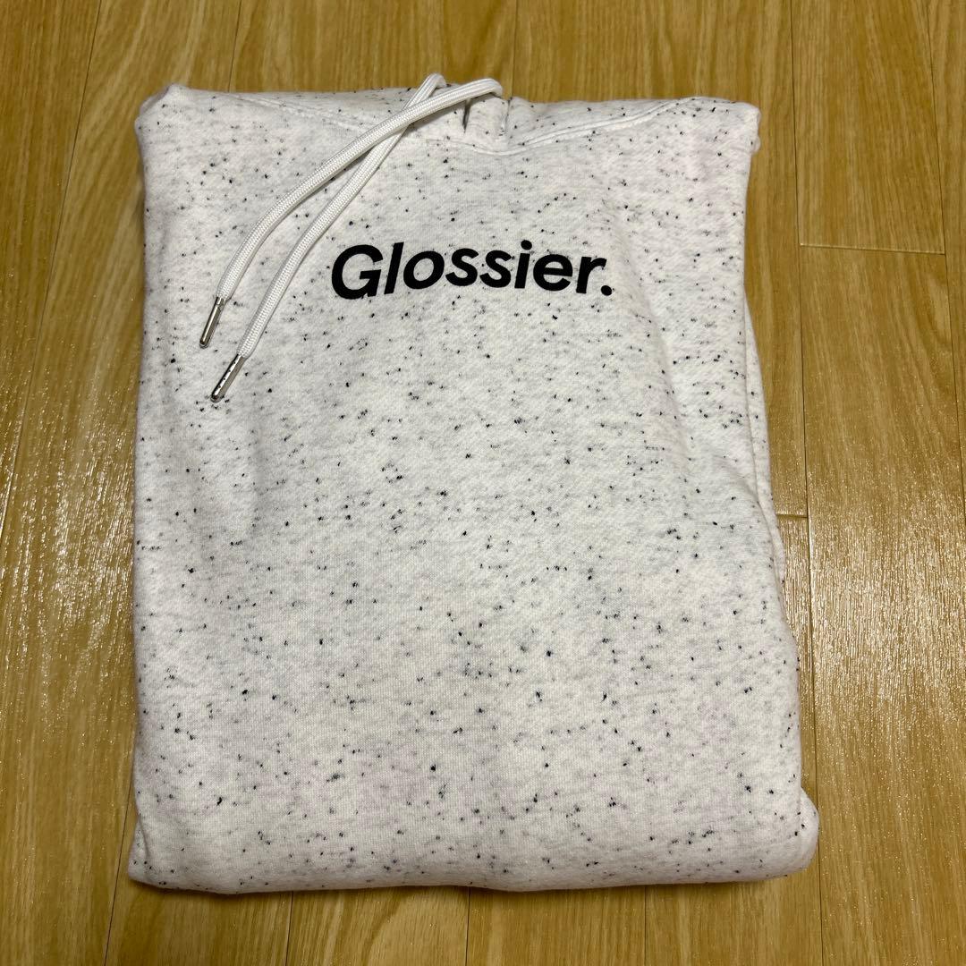 Glossier フリース　パーカー　フーディー