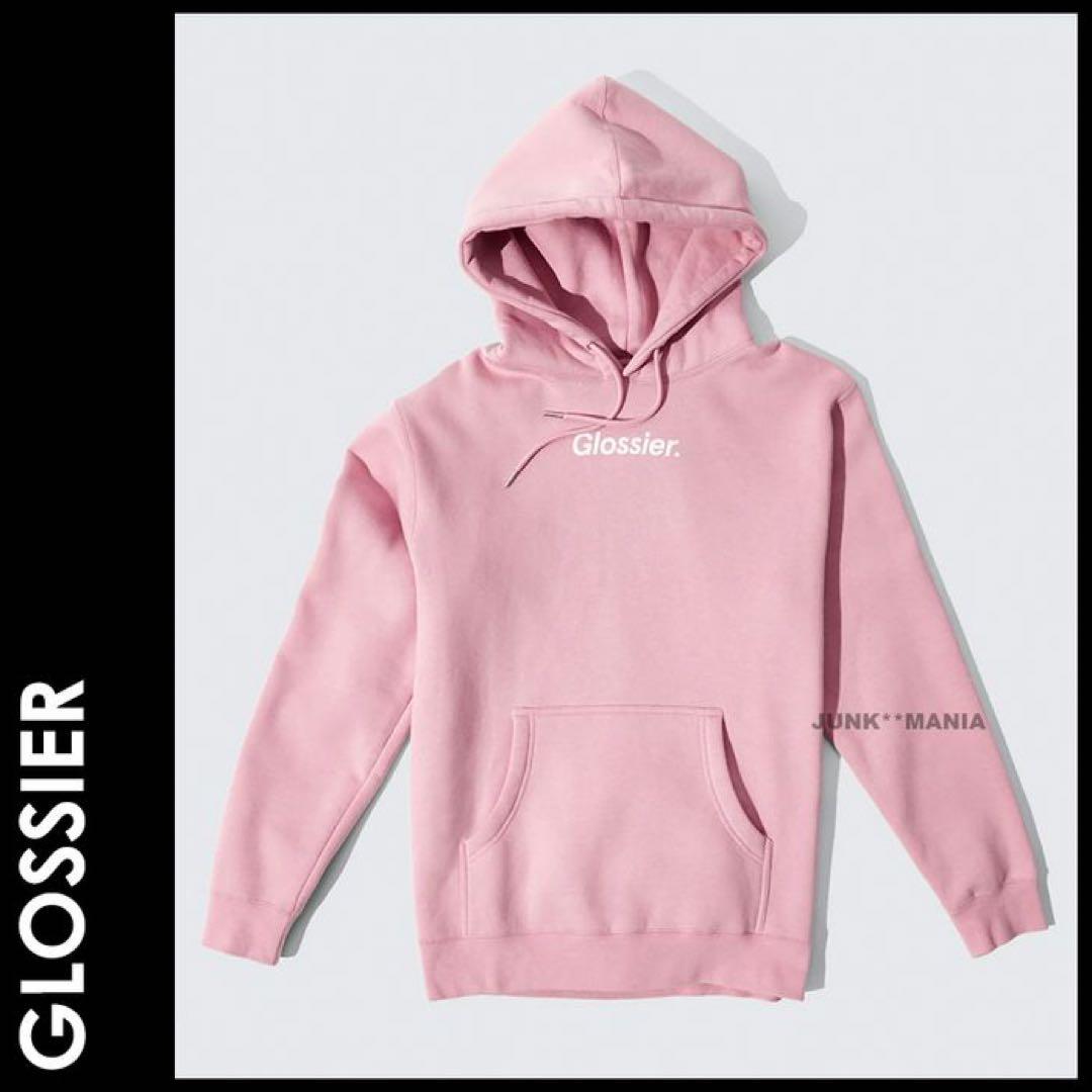 Glossier フリース　パーカー　フーディー