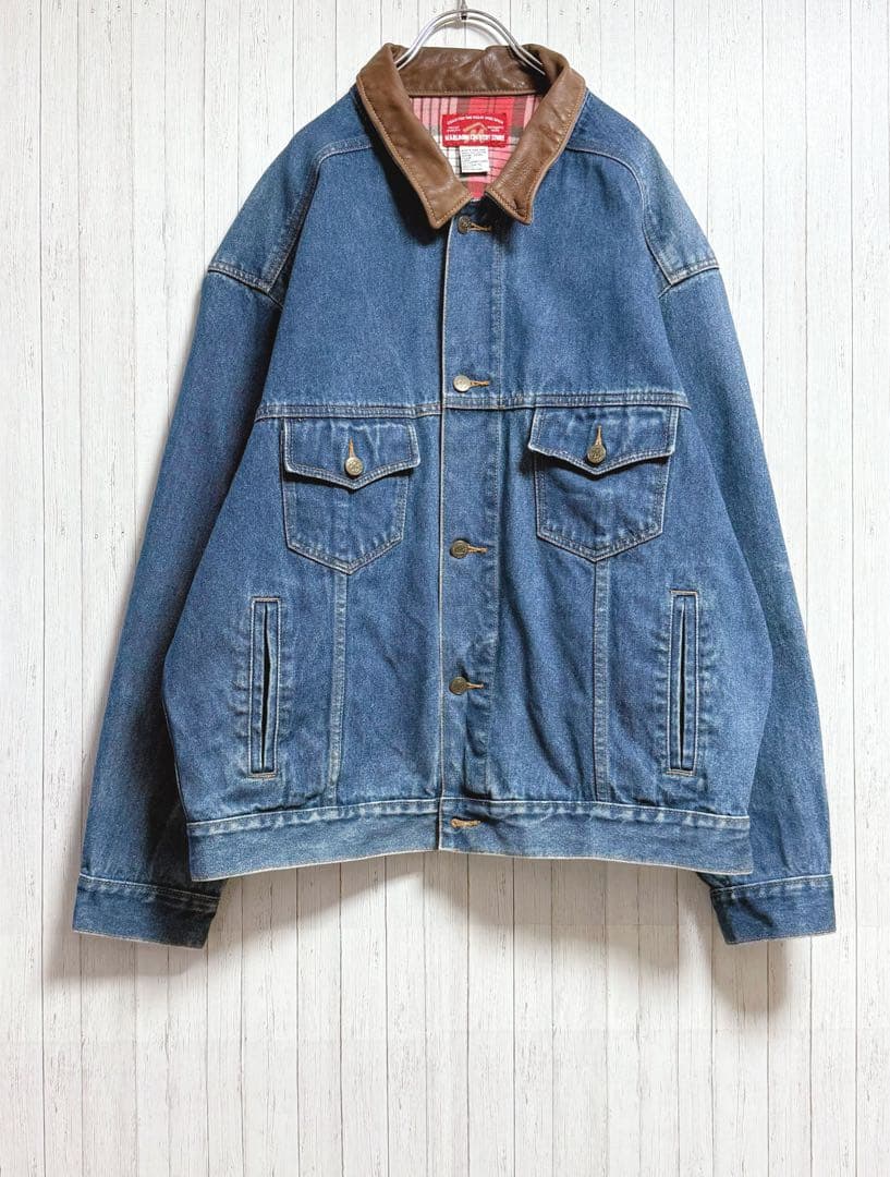 マルボロカントリーストア　デニムジャケット　Gジャン　ビッグシルエット　XL