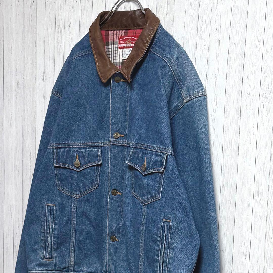 マルボロカントリーストア　デニムジャケット　Gジャン　ビッグシルエット　XL