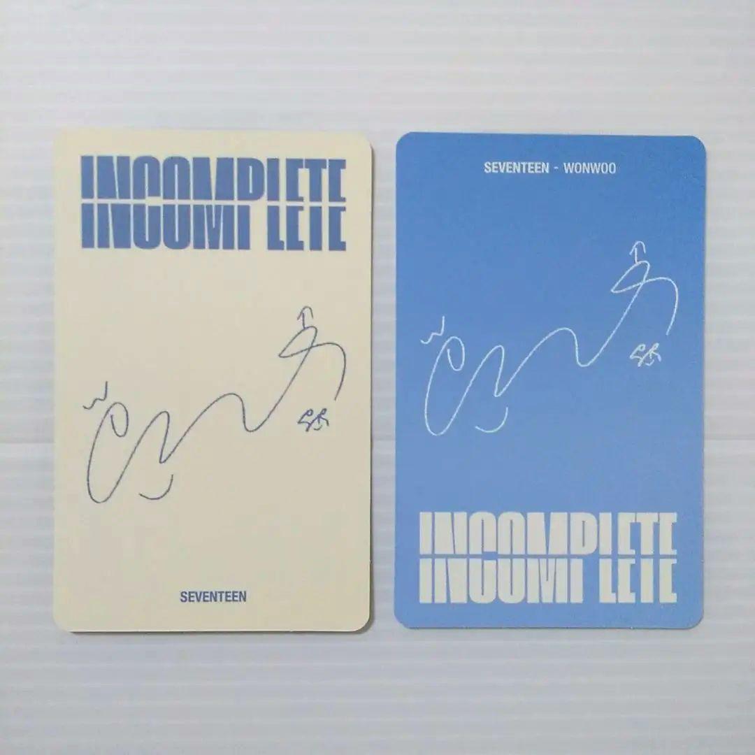seventeen INCOMPLETE ウォヌ トレカ DVD Blu-ray