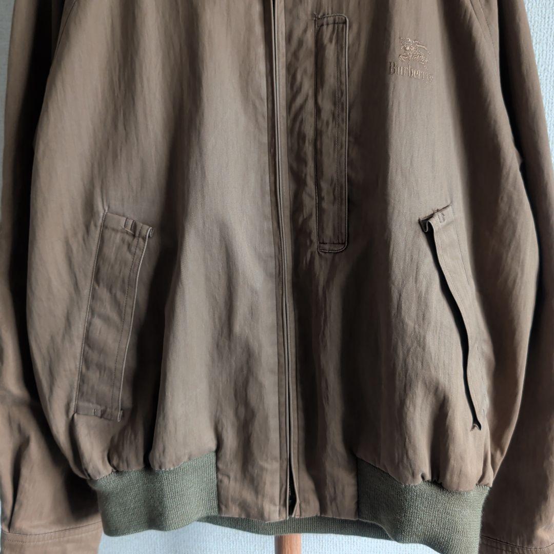 90s Burberry MA-1 ハリトンジャケット シャドウホース 緑タグ