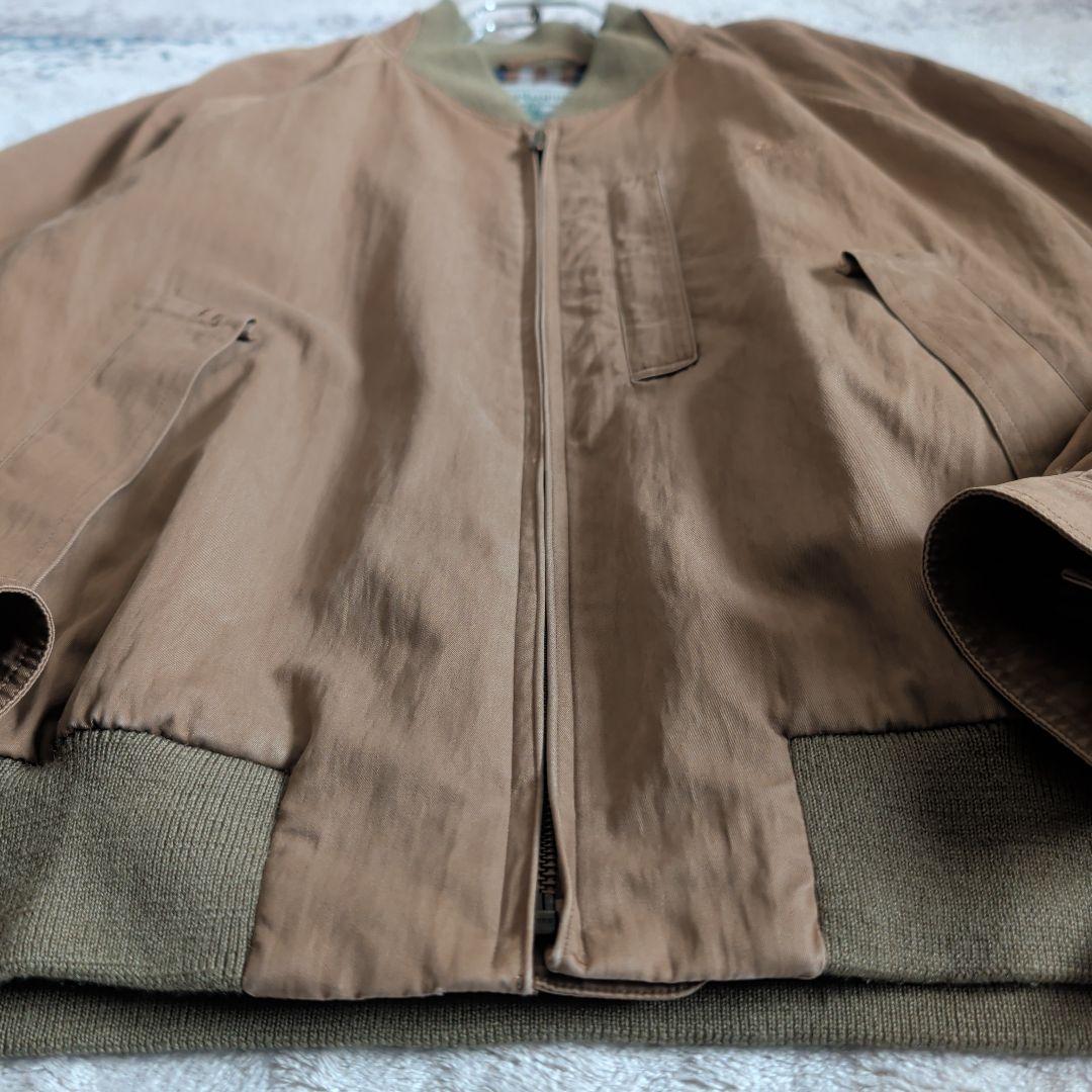 90s Burberry MA-1 ハリトンジャケット シャドウホース 緑タグ