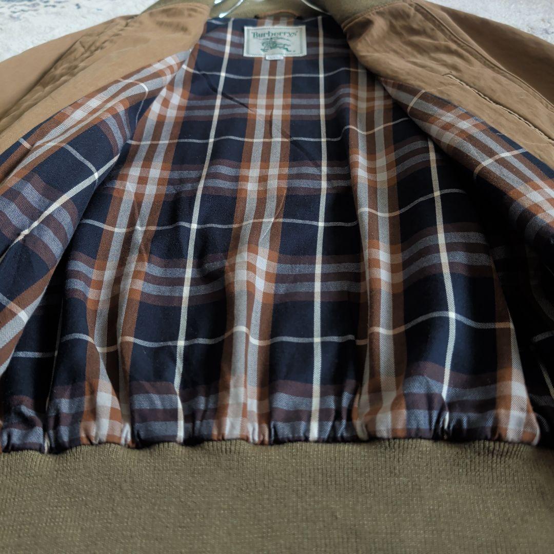 90s Burberry MA-1 ハリトンジャケット シャドウホース 緑タグ