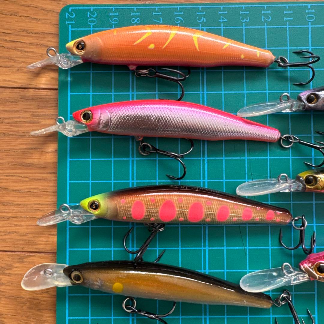 サクラマス、サツキマス本流ミノーのセット