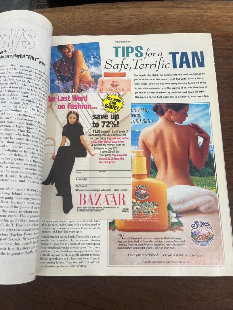 Harper’s Bazaar US 1996年7月号 /クリスティ&ナオミ