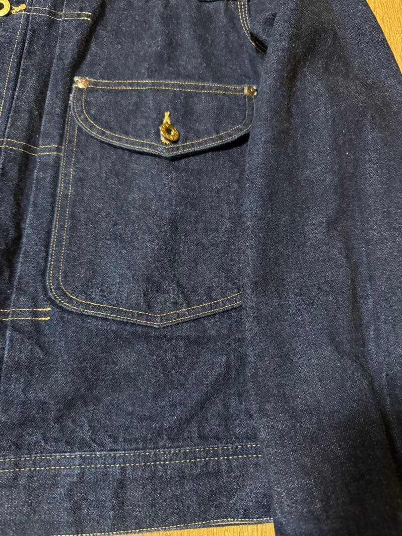 濃紺 TCBジーンズ 13oz TCB CATBOY JACKET サイズ46