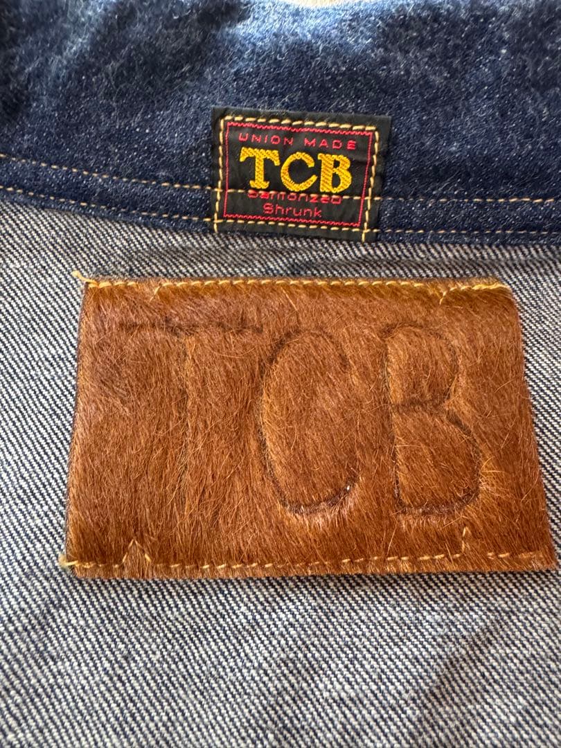 濃紺 TCBジーンズ 13oz TCB CATBOY JACKET サイズ46