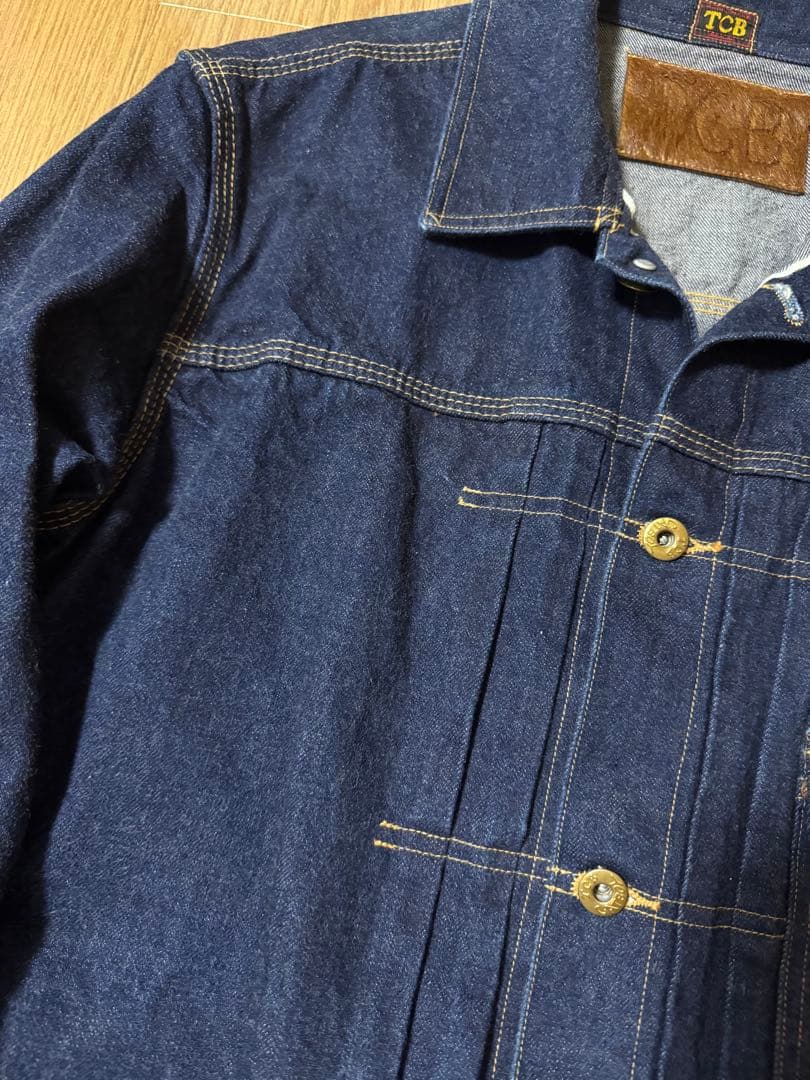 濃紺 TCBジーンズ 13oz TCB CATBOY JACKET サイズ46