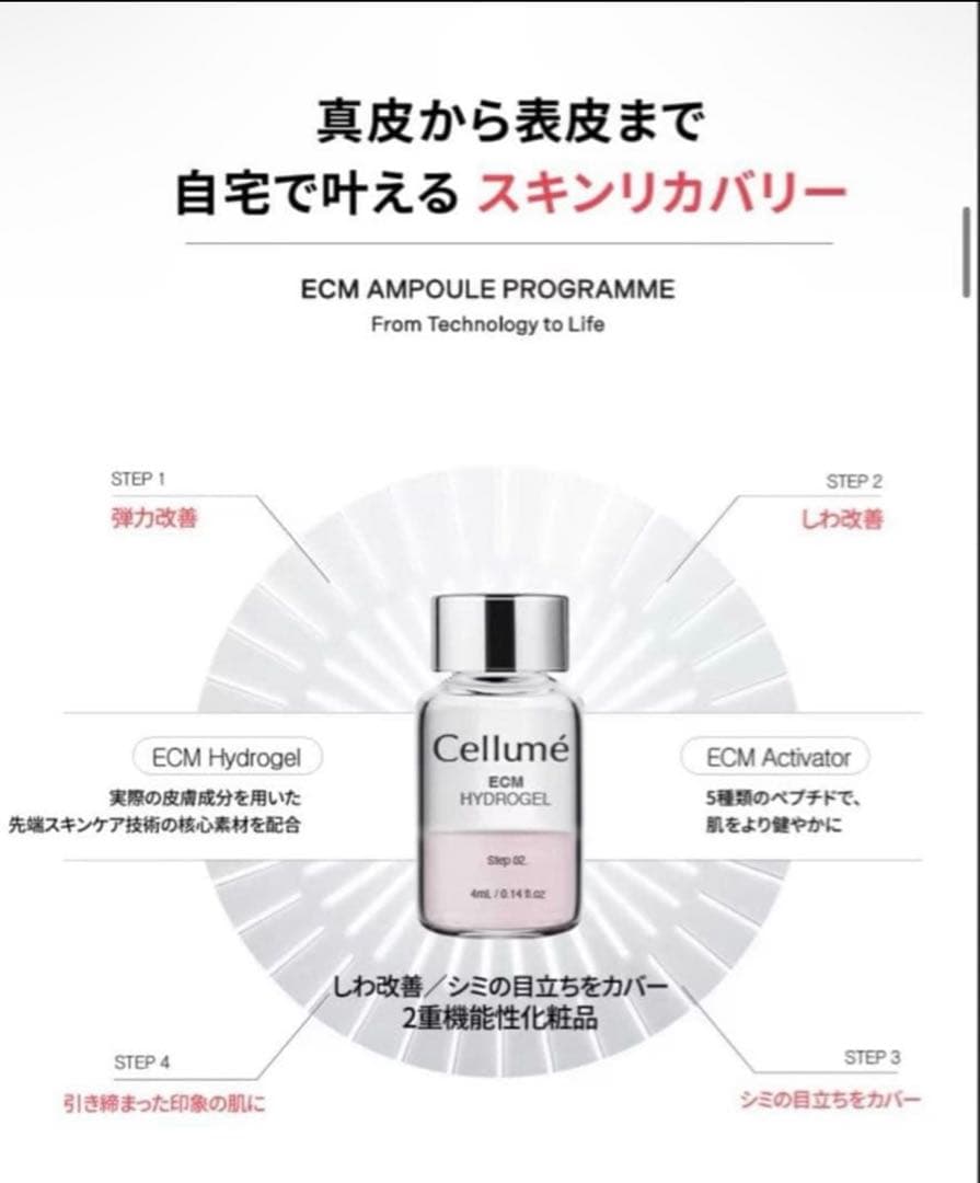 【 Cellume ECMアンプルプログラム 】新品 2箱セット Mal.レレレ