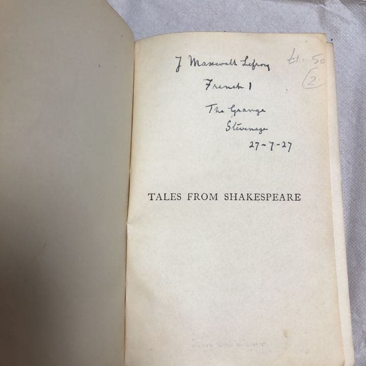 洋書 TALES FROM SHAKESPEARE