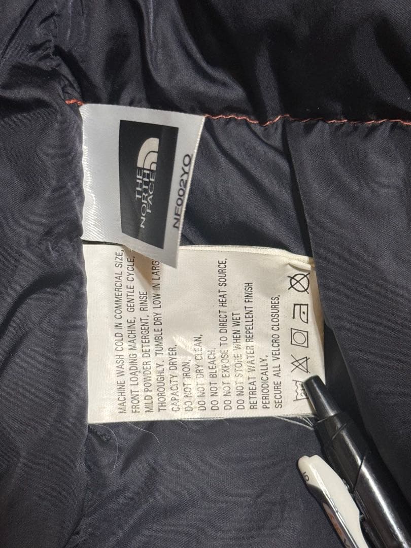 THE NORTH FACE（ノースフェイス）　ダウンベスト　オレンジ　XL