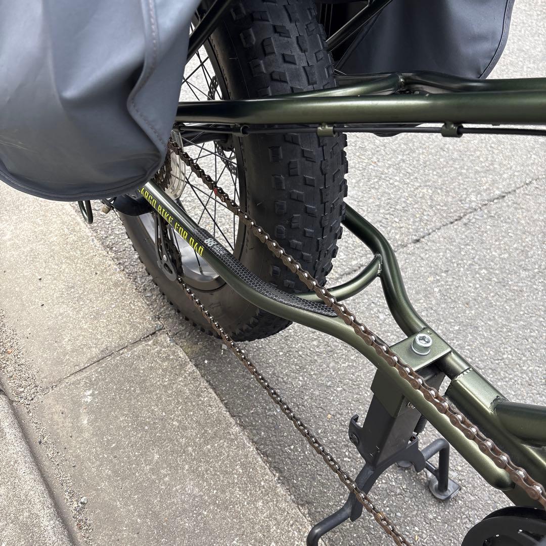 88サイクル　前カゴ、チャイルドシート付き　大阪