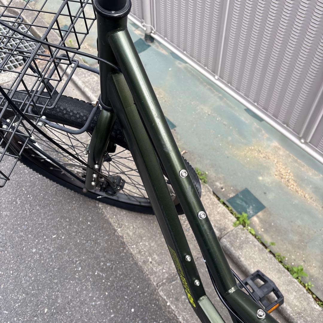 88サイクル　前カゴ、チャイルドシート付き　大阪
