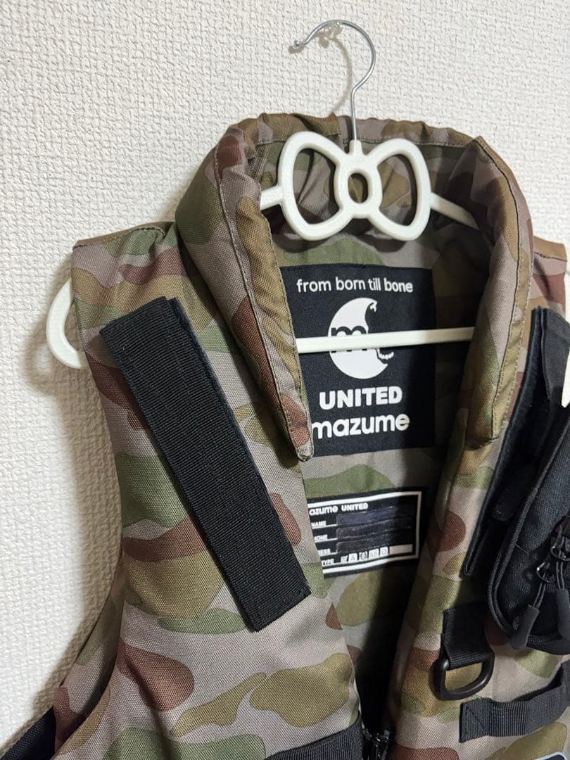 【新品・値下げ中！】 マズメ コンタクトライフジャケット カモ フリー