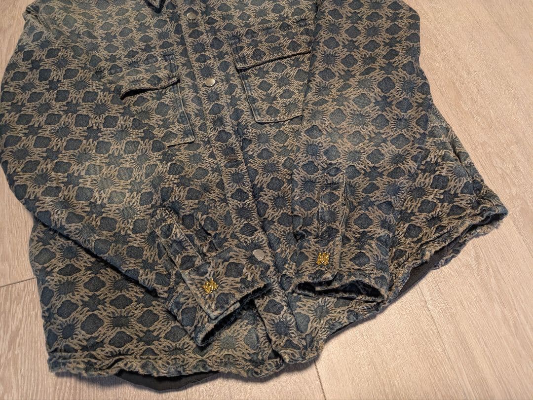 AMIRI MA ロゴ総柄ジャケット　M