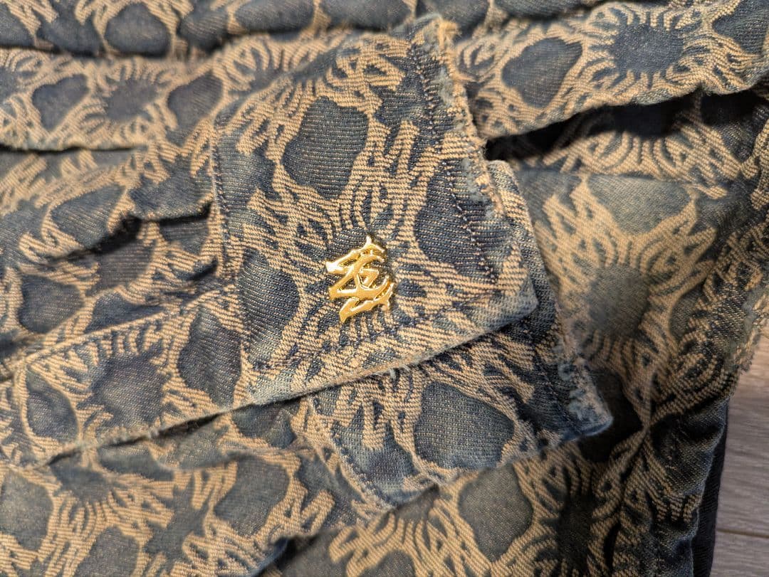 AMIRI MA ロゴ総柄ジャケット　M