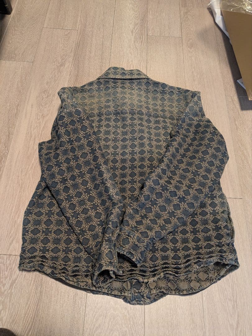 AMIRI MA ロゴ総柄ジャケット　M