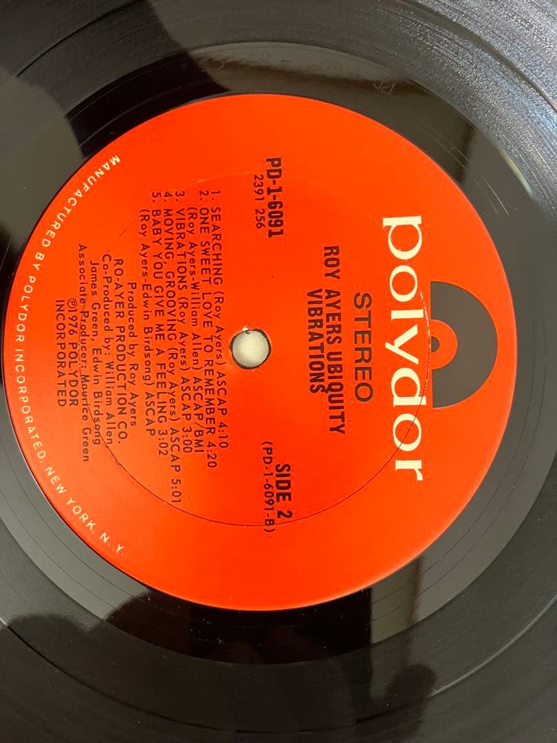 洋楽 Roy Ayers Ubiquity Vibrations LP