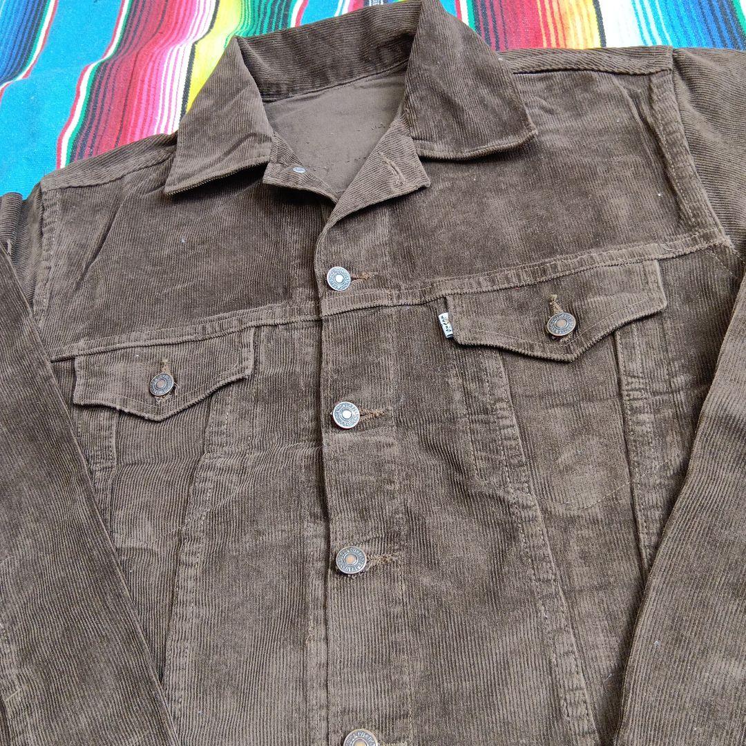 ★形が抜群に良い！USA製★茶★リーバイス★Levis★コーデュロイジャケット