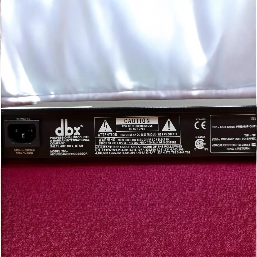 ☆送料無料 美品 dbx 286S マイクプリアンプ チャンネルストリップ
