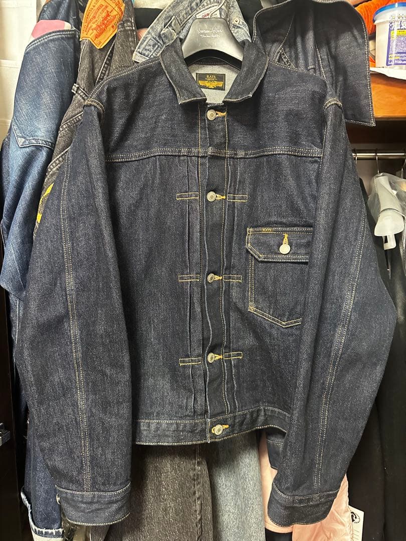 RATS　1st TYPE DENIM JKT INDIGO　デニム　Gジャン