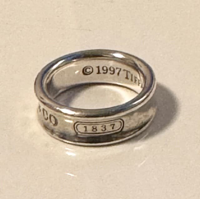 ☆Tiffany & Co. 925シルバーリング☆1837刻印☆