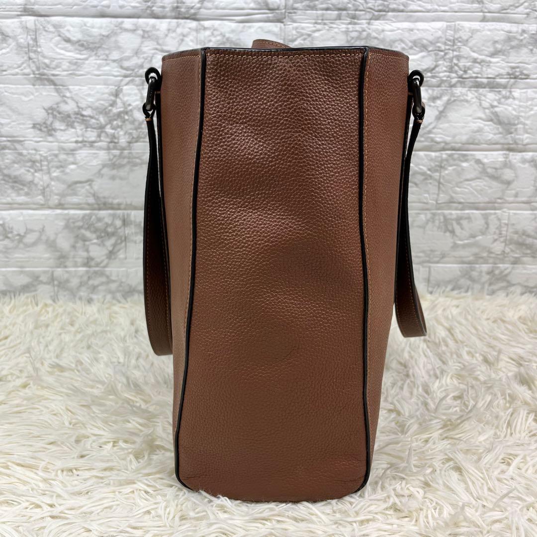 【極美品】コーチ ビジネスバッグ ハドソン ダブルハンドル レザー