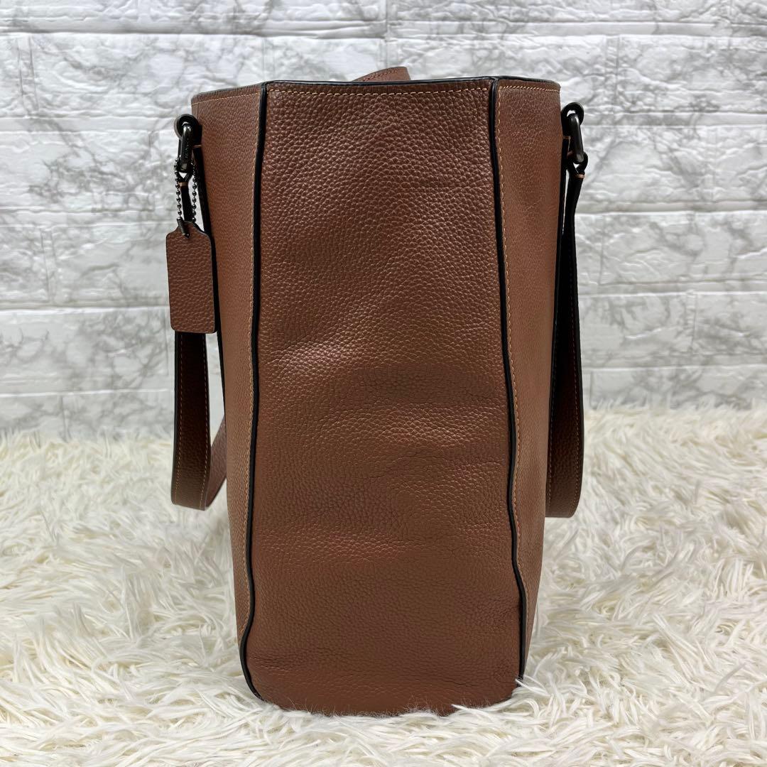 【極美品】コーチ ビジネスバッグ ハドソン ダブルハンドル レザー