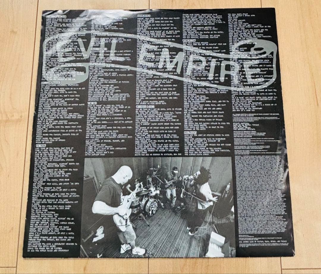【レア盤】レコード RAGE AGAINST THE MACHINE