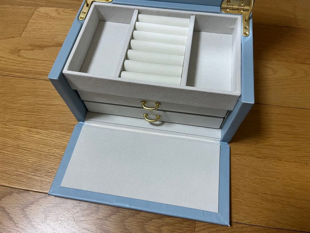 Francfranc ジュエリーボックス S ブルー