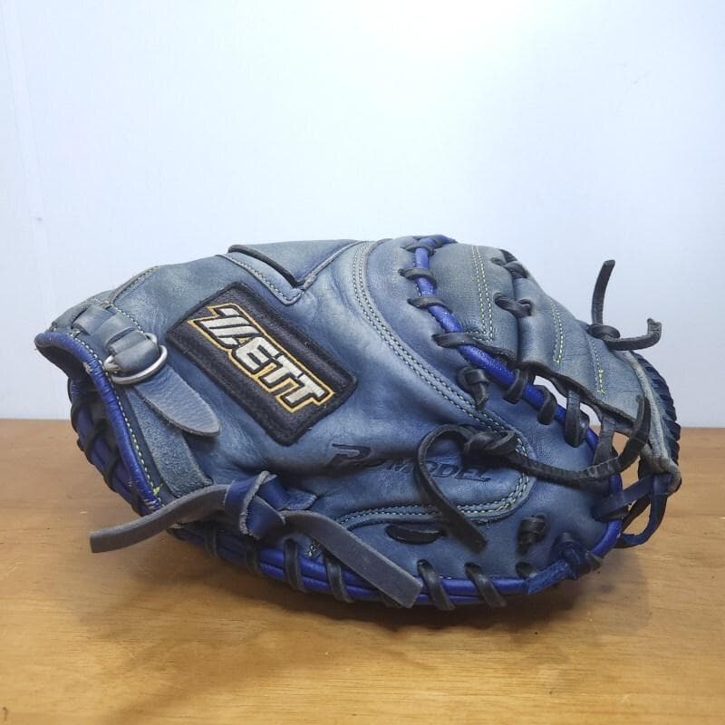 ZETT 古田モデル 日本製 旧ラベル 児童用 キャッチャーミット 軟式グローブ