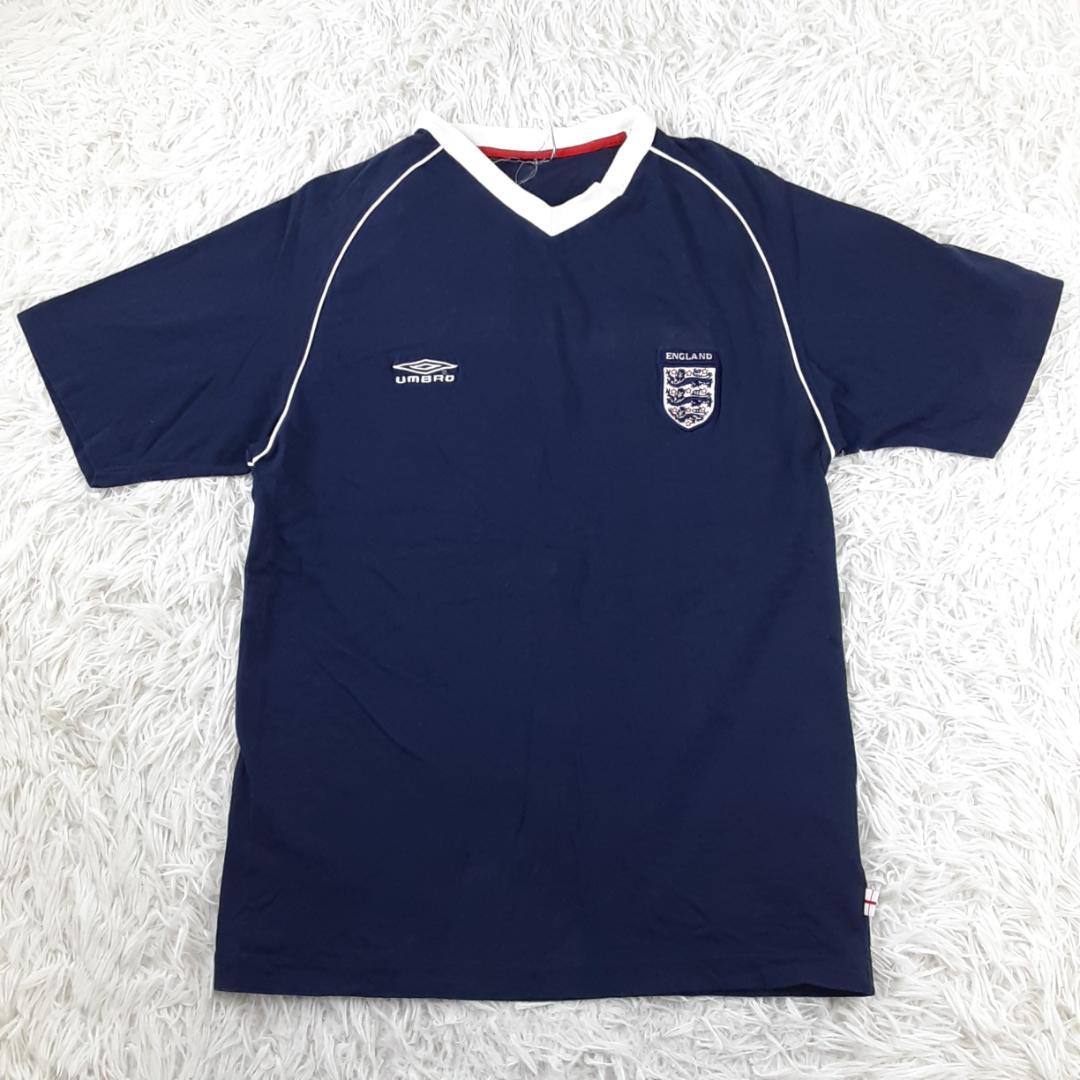 美品◎UMBRO アンブロ サッカーユニフォーム ネイビー 紺