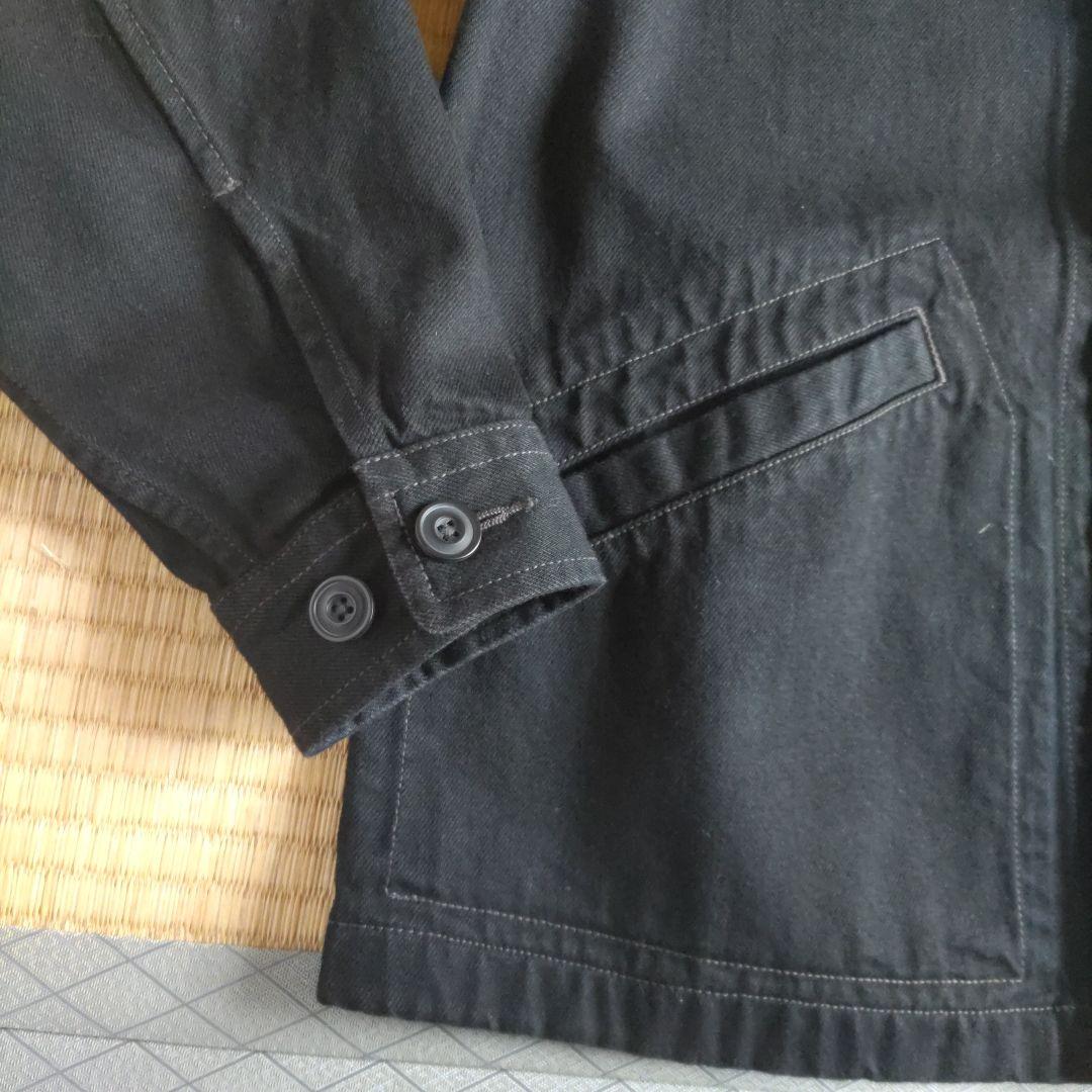 ユニクロUオーバーサイズカラーデニムジャケット黒Ｓ