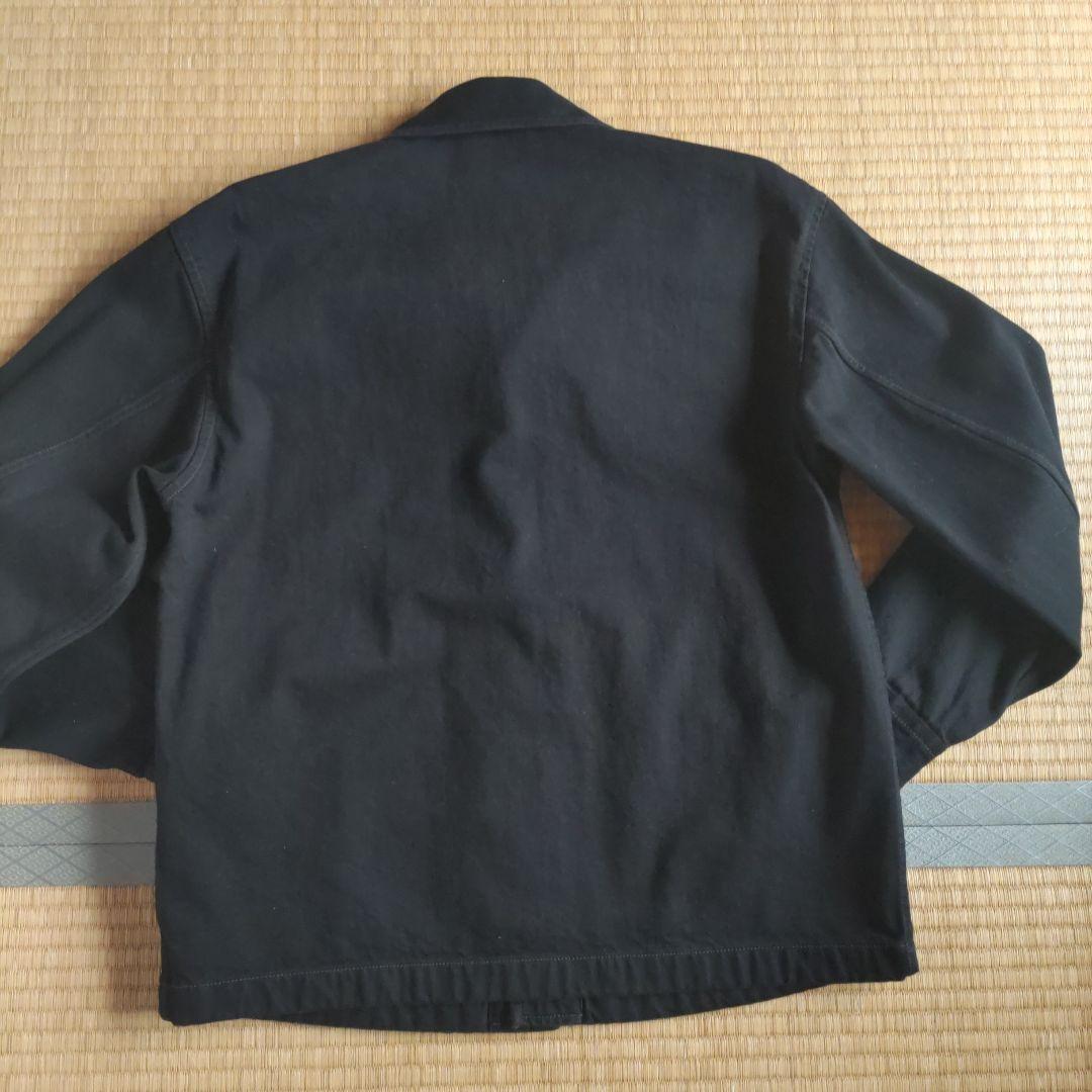 ユニクロUオーバーサイズカラーデニムジャケット黒Ｓ
