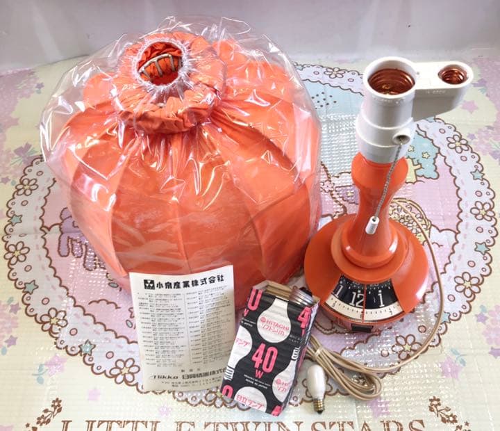 新品★ヒカリ照明器具★小泉産業★クロックスタンド★スタンドライト★アンティーク