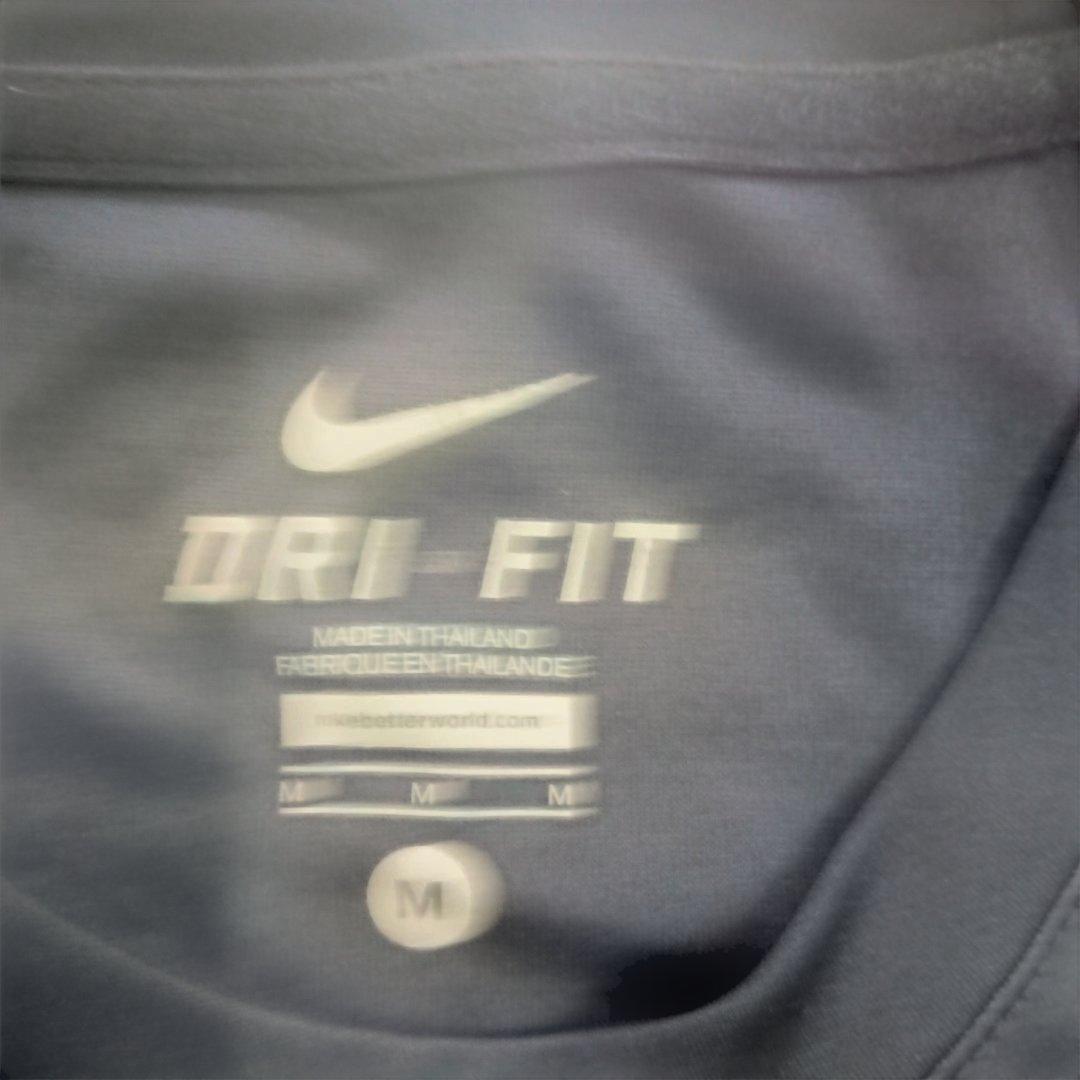 NikeDri-FITアメリカ代表トレーニング ストライプシャツネイビーＬサイズ