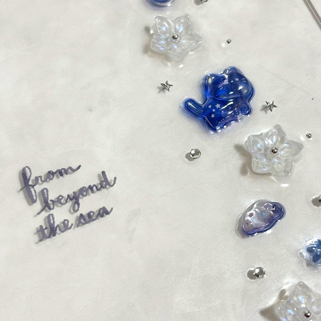 ✨さく✨A6 アクリルレジンバインダー　リング付き×2セット