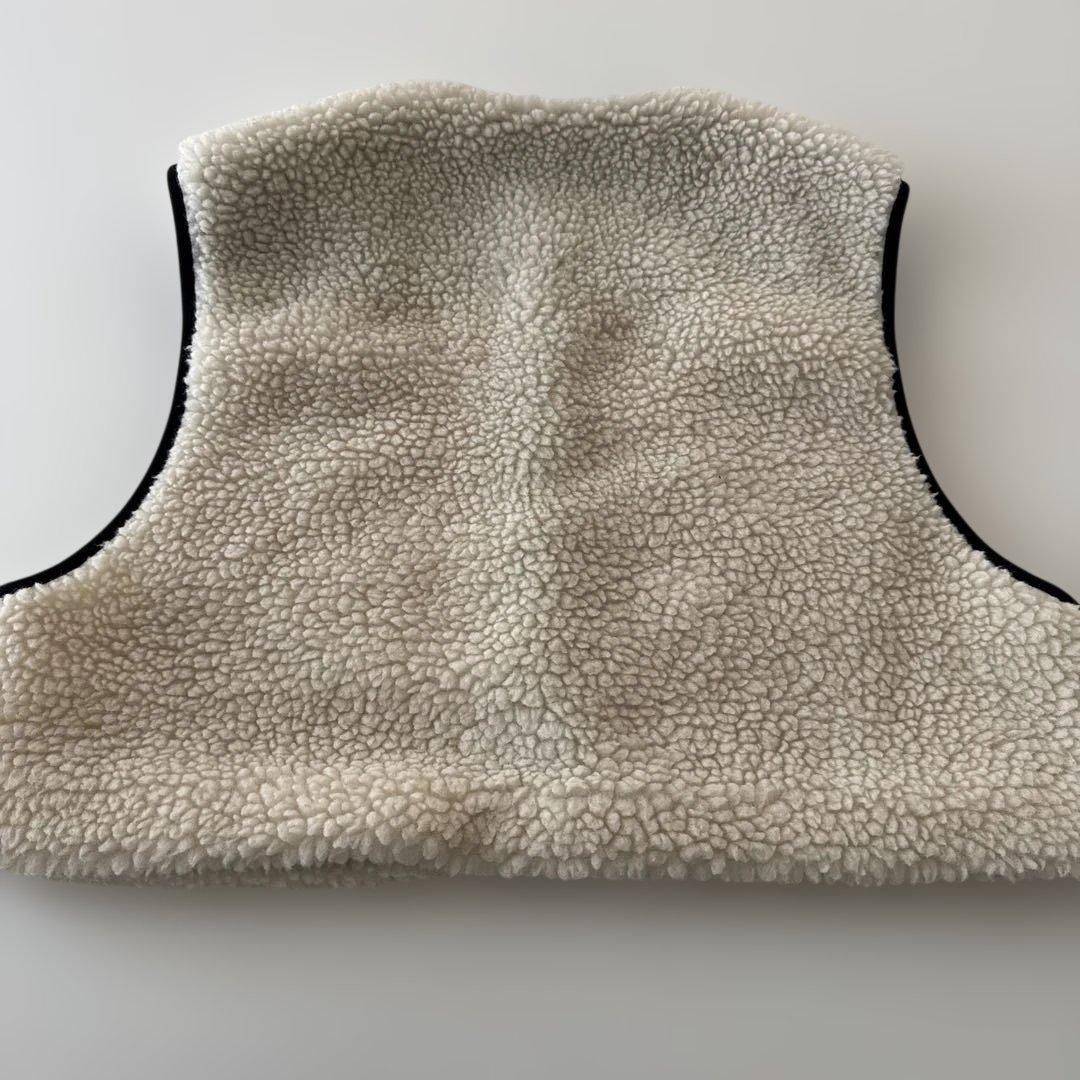 HYKE FAUX SHERING VEST ボアベスト