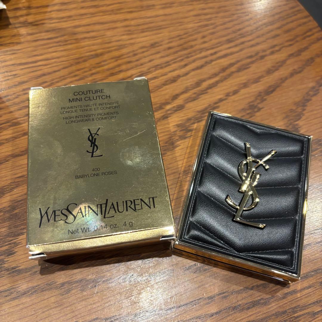 新品 YSL クチュールミニクラッチ 400 バビロンローズ 人気色