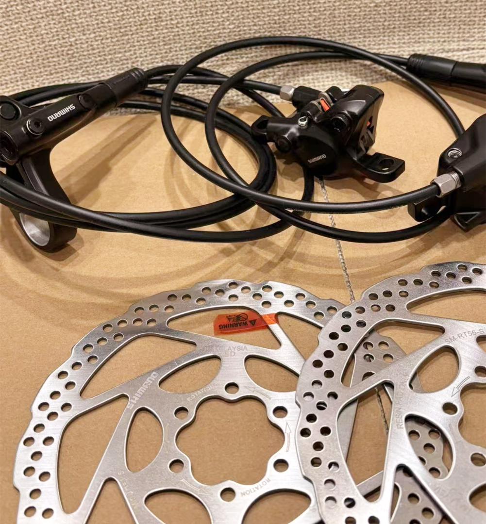 シマノMT200油圧ディスクブレーキ+RT56ローター160mm ２枚セット