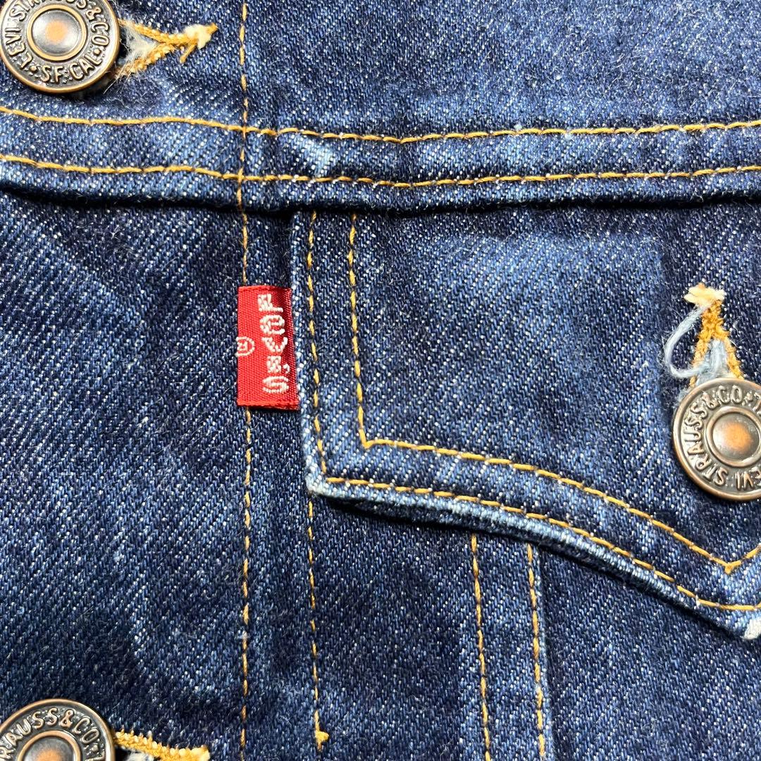 ◎70s LEVI’S 70505 真っ紺 BIGE 移行期 デニムジャケット