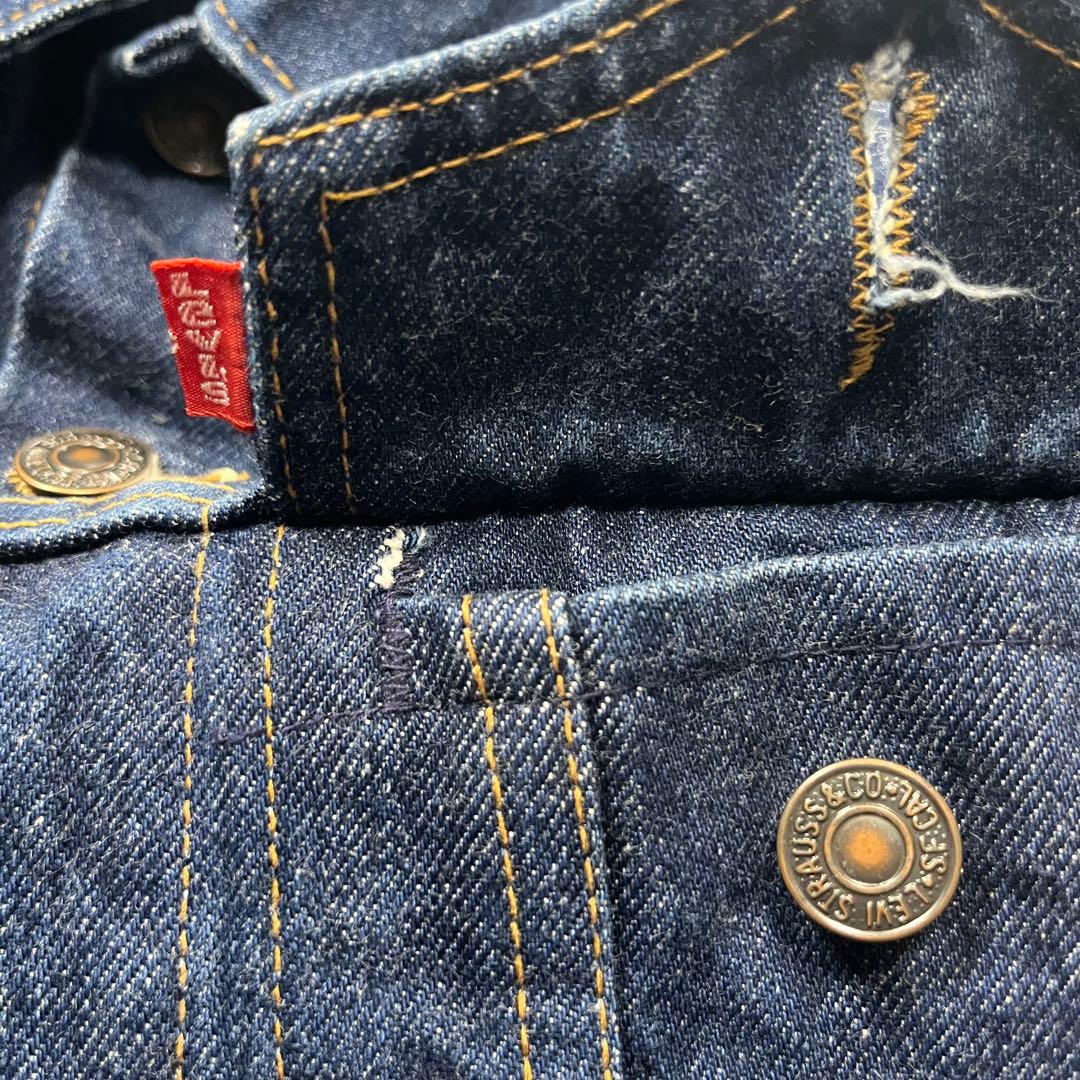 ◎70s LEVI’S 70505 真っ紺 BIGE 移行期 デニムジャケット