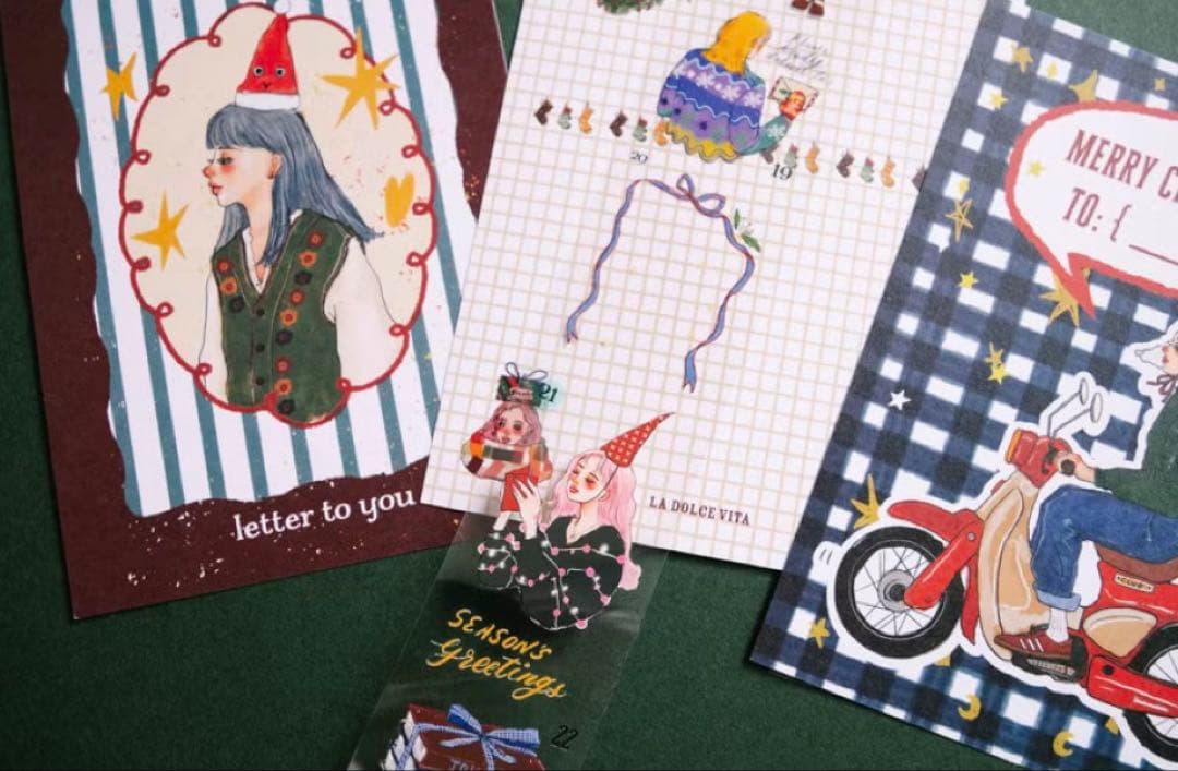★ゆんちっち★ラ・ドルチェ・ヴィータ海外マスキングテープ　クリスマス他