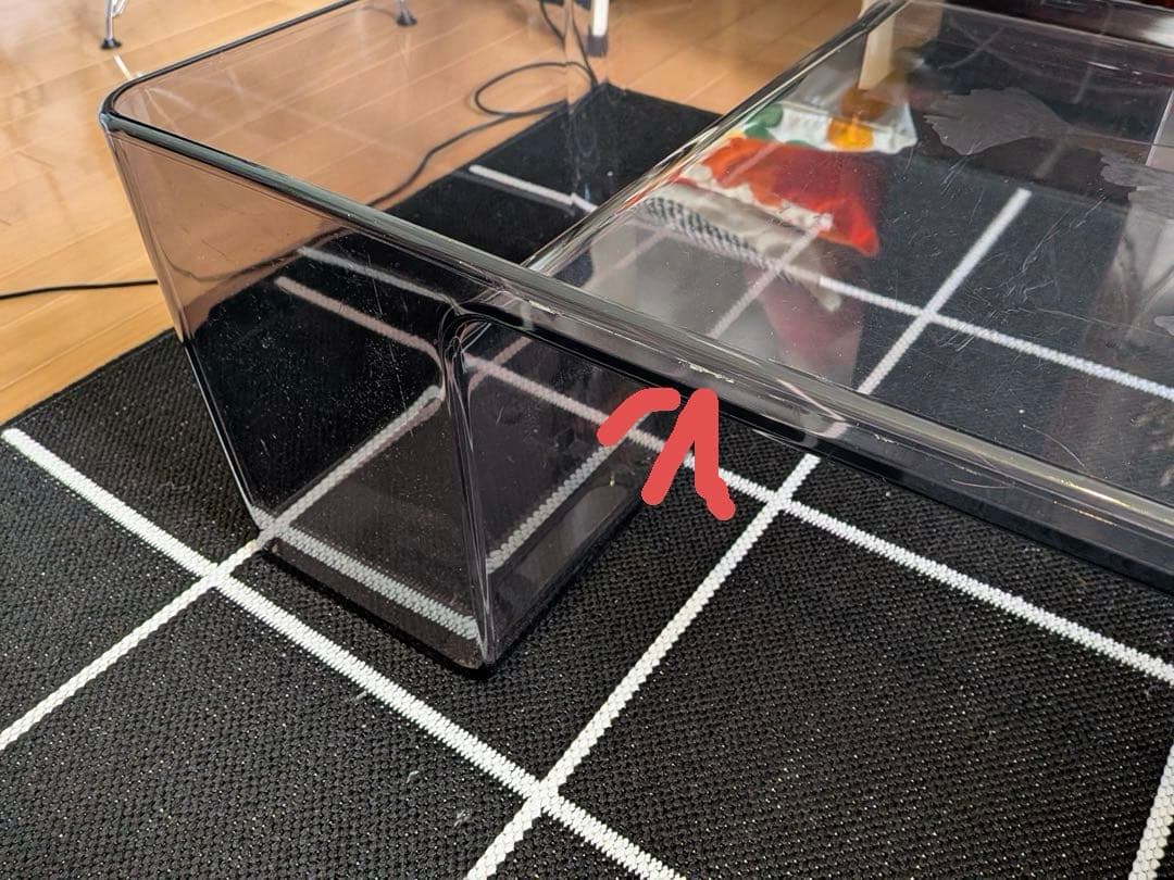 イタリア製　廃盤　Kartell Usame カフェテーブル　アールデコ